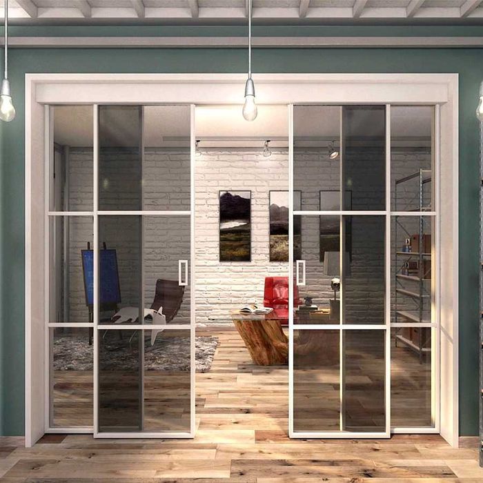 Перегородки и двери в стиле loft