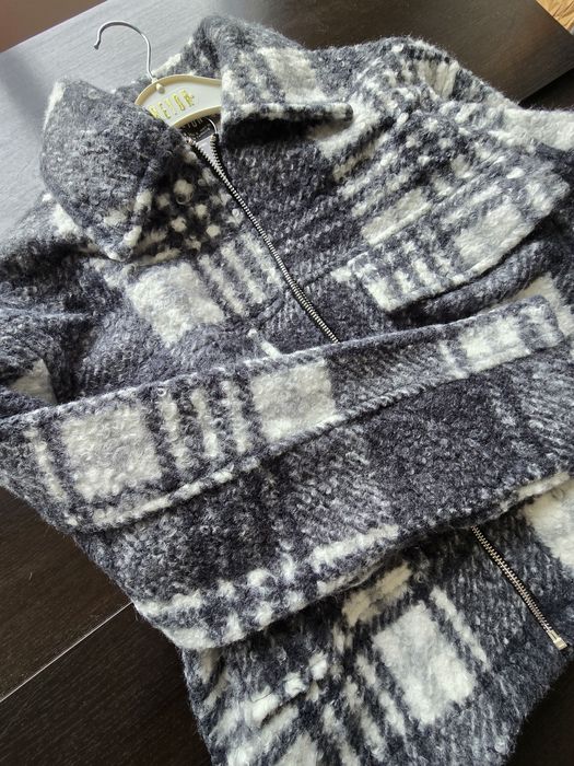 Карирано дамско яке