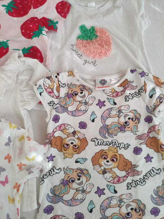 Лот летни дрешки за момиче 116р.