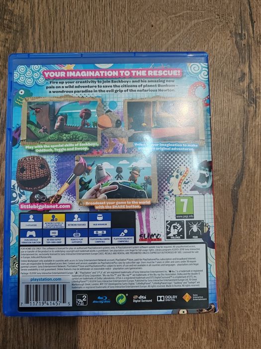 Игра за PS4 Little Big Planet 3