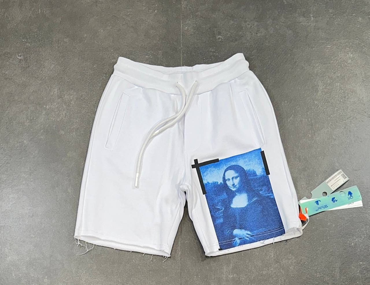 Off White Pantaloni Scurt Top Premium Bumbac 100 %