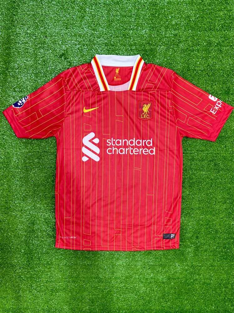 Най-новата футболна тениска на ФК Ливърпул/Liverpool/M.Sallah