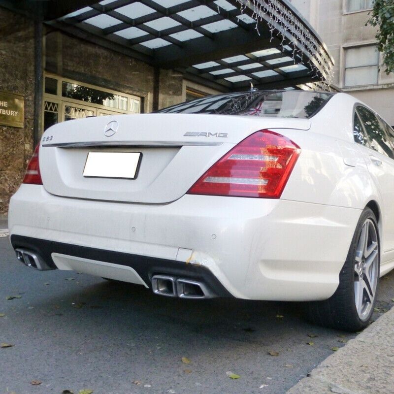 Дифузьор S63AMG с накрайници W221 Facelift дифузер S65AMG