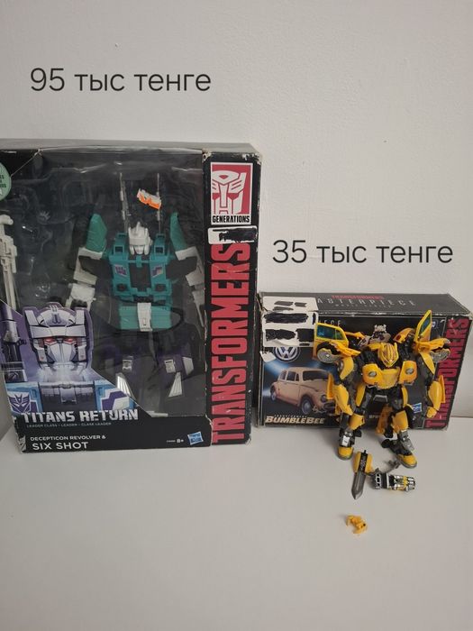 Продаю трансформеров от 《hasbro》оригинал six shot и Бамблби