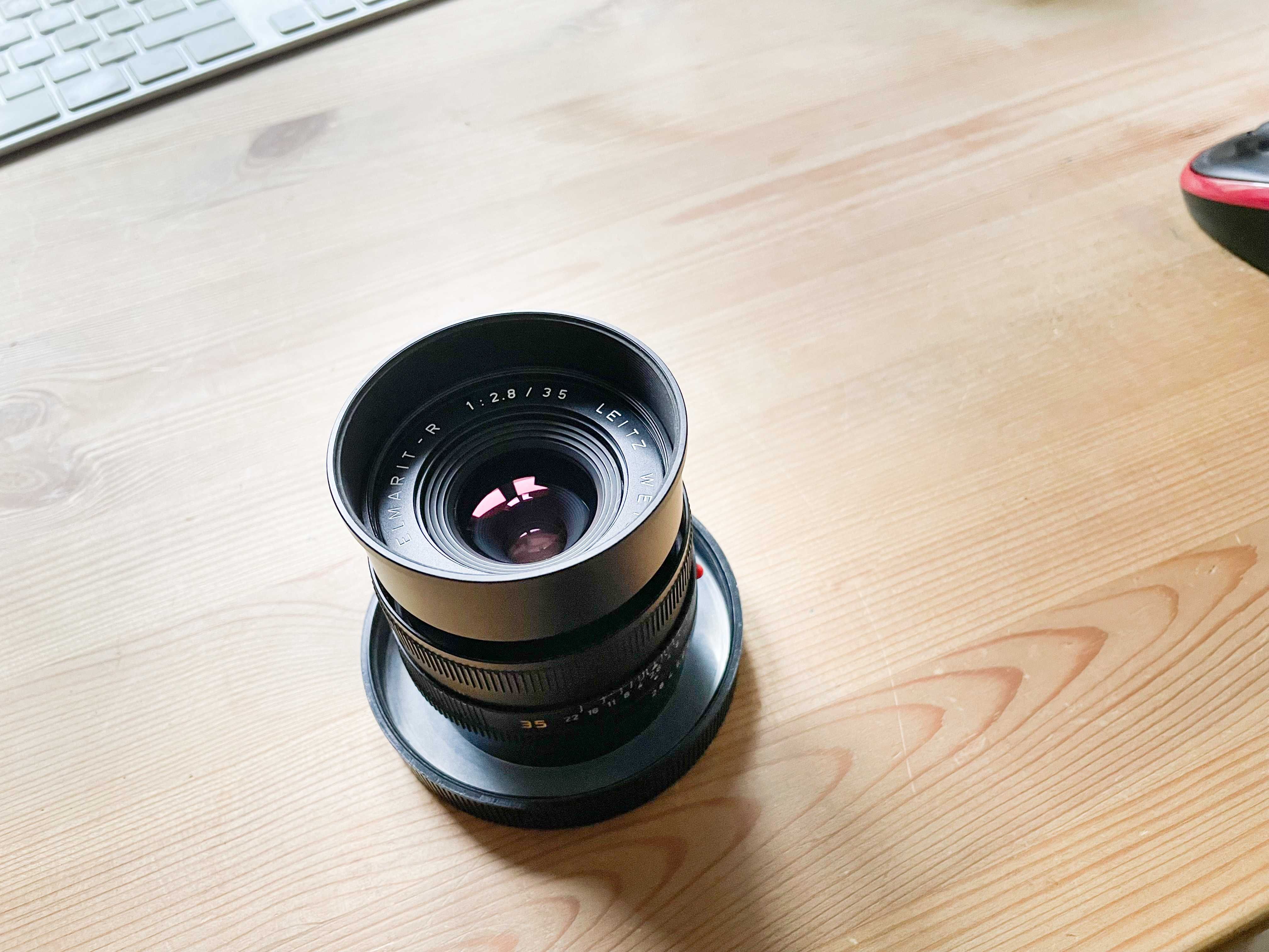 Leica Elmarit - R 35 mm f/2.8 - 3 cam - made in Germany - stare f buna