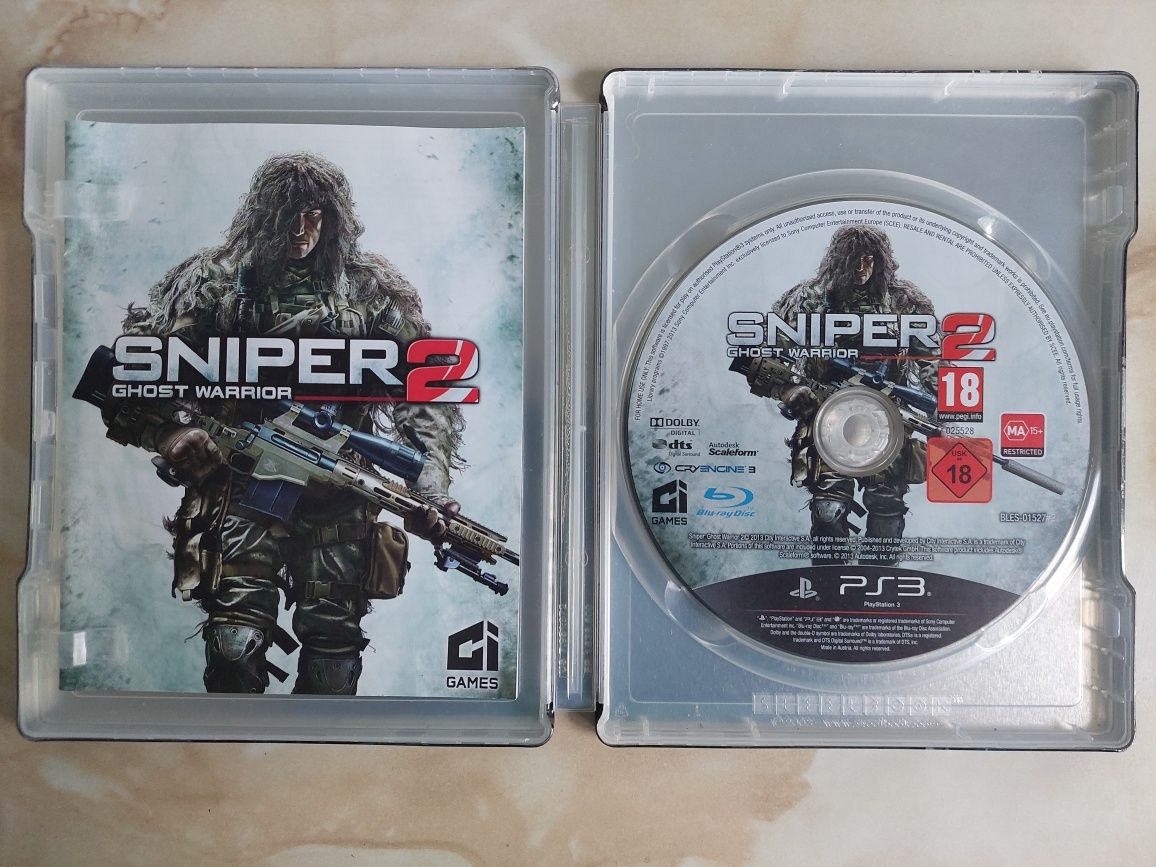 [PS3] Vând joc Sniper 2 Ghost Warrior în carcasă de metal (steelbook)