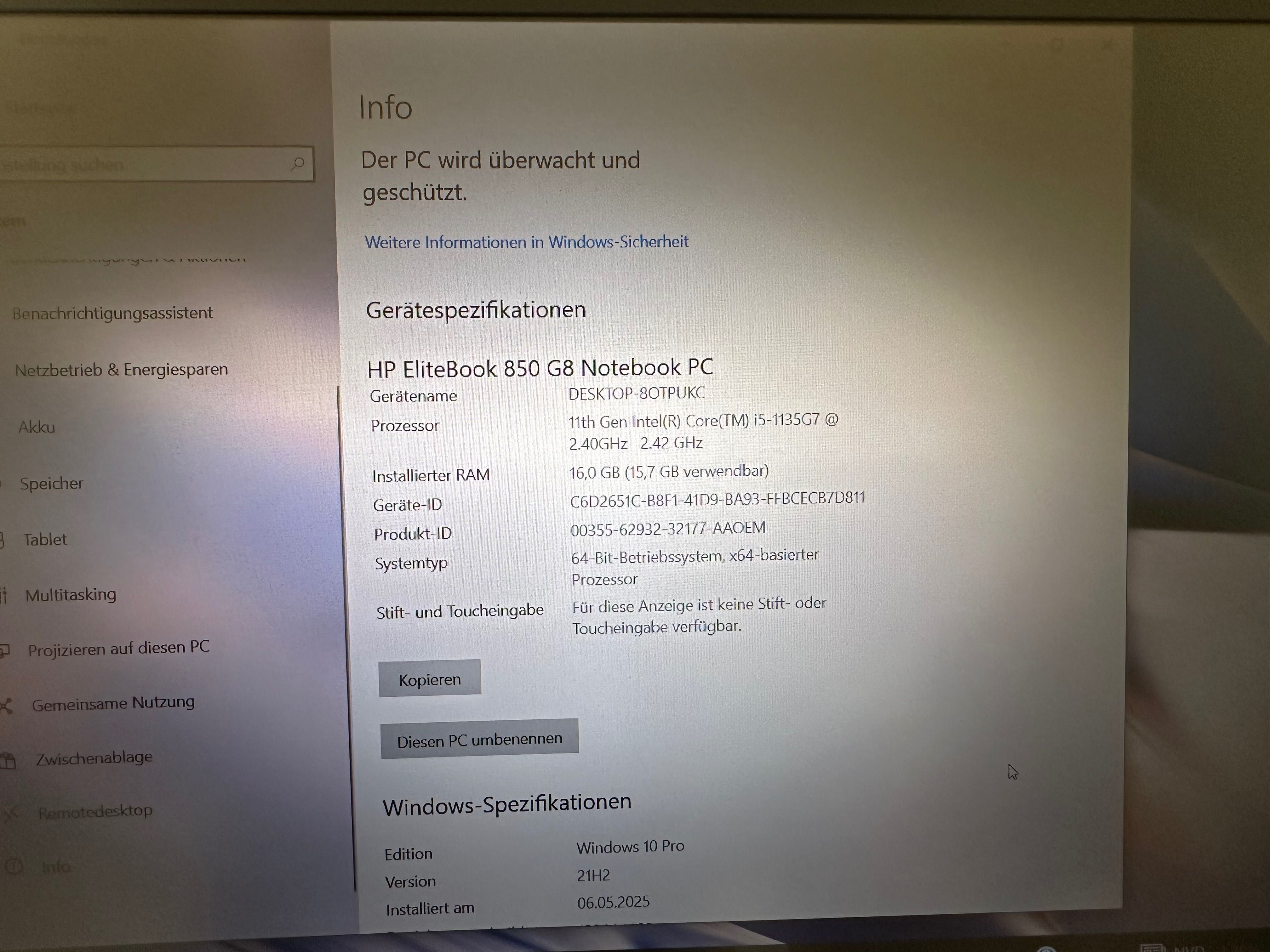 HP EliteBook 850 G8/16RAM/500SSD нов!