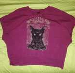 Bluza cu pisica rock