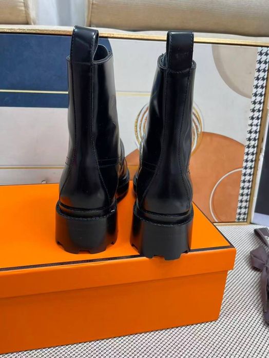 Ботуши кожени hermes есен/пролет