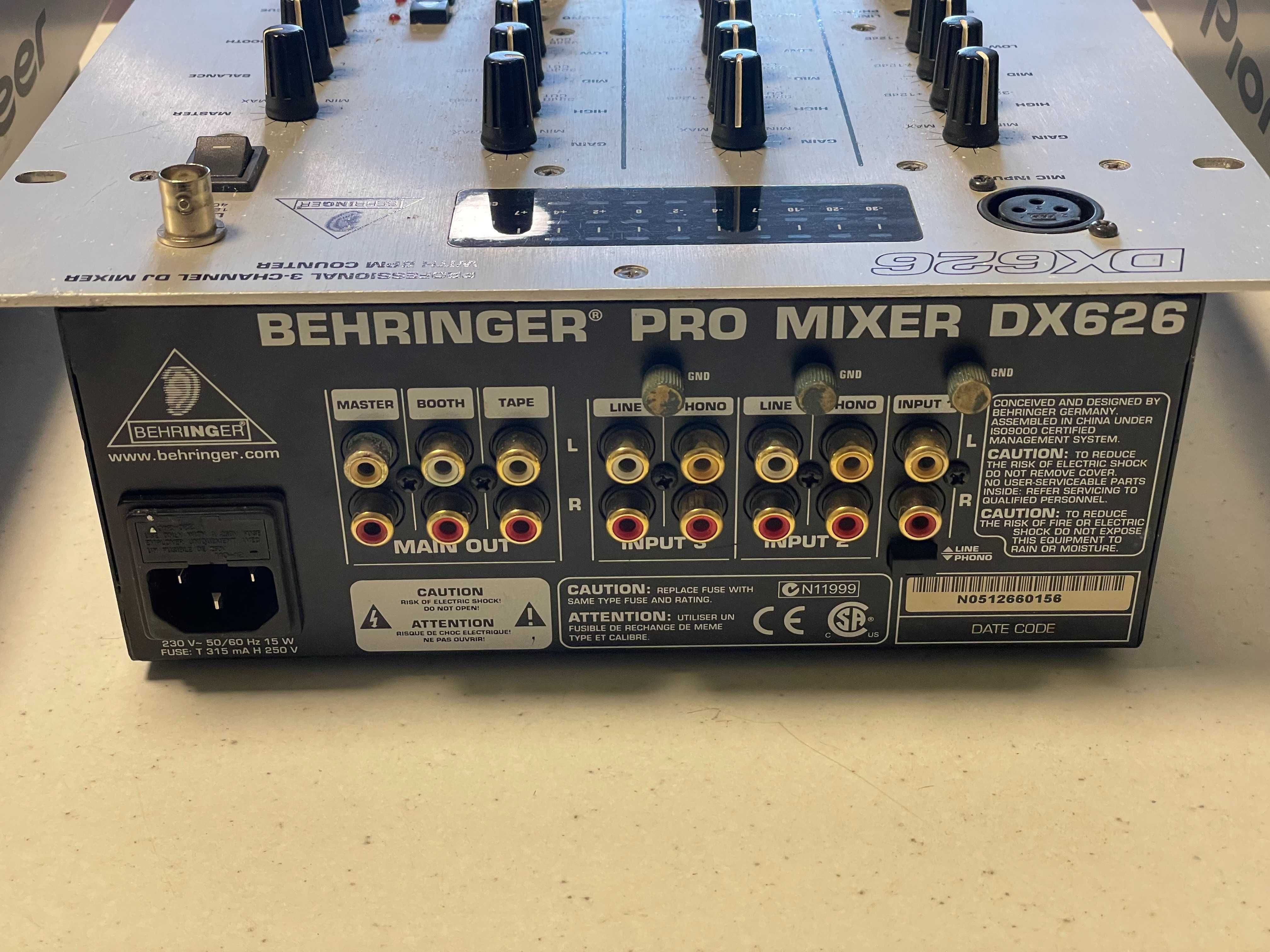 2x Pioneer CDJ100 и миксер Behringer DX626 - дефектни