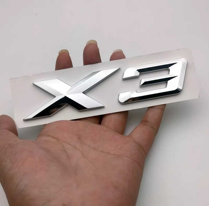 Set embleme BMW X3 xdrive 20d / Stema Sigla Emblema Sticker Scris