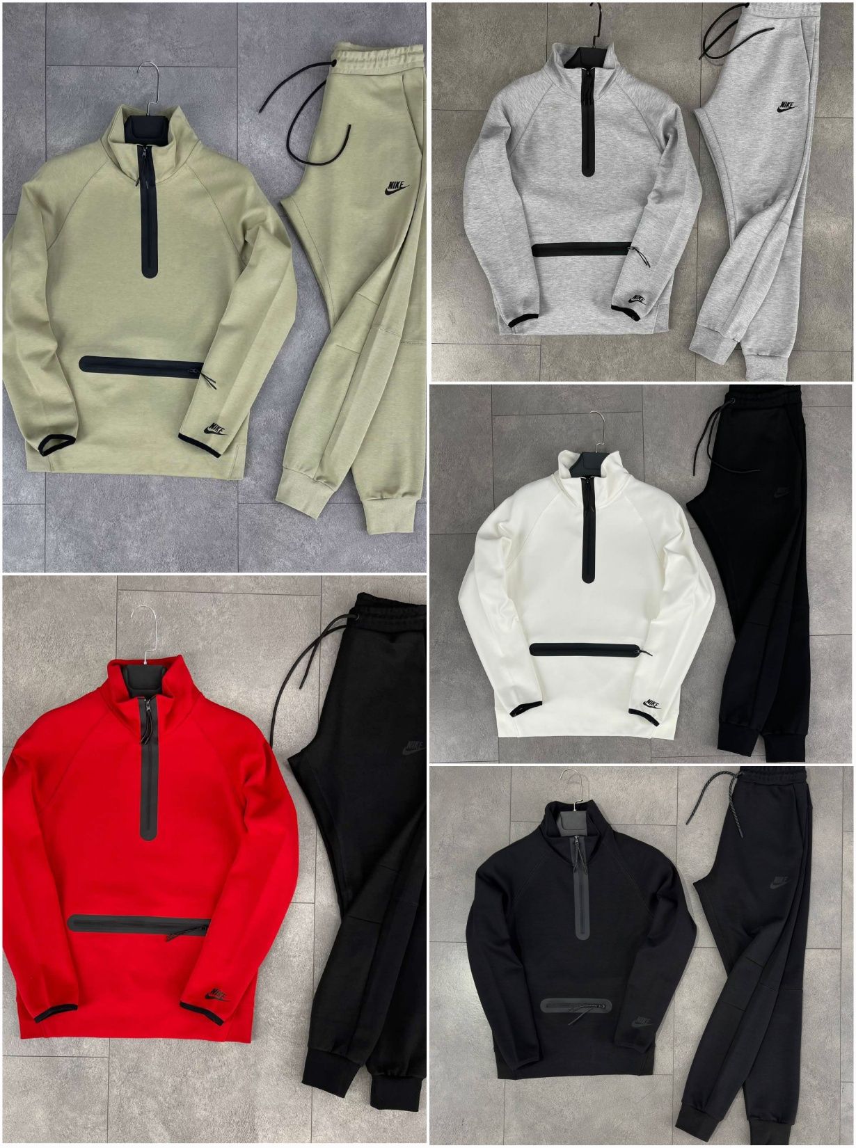 Детски екипи Nike Tech Fleece 15 цвята (от 134 до 170см)