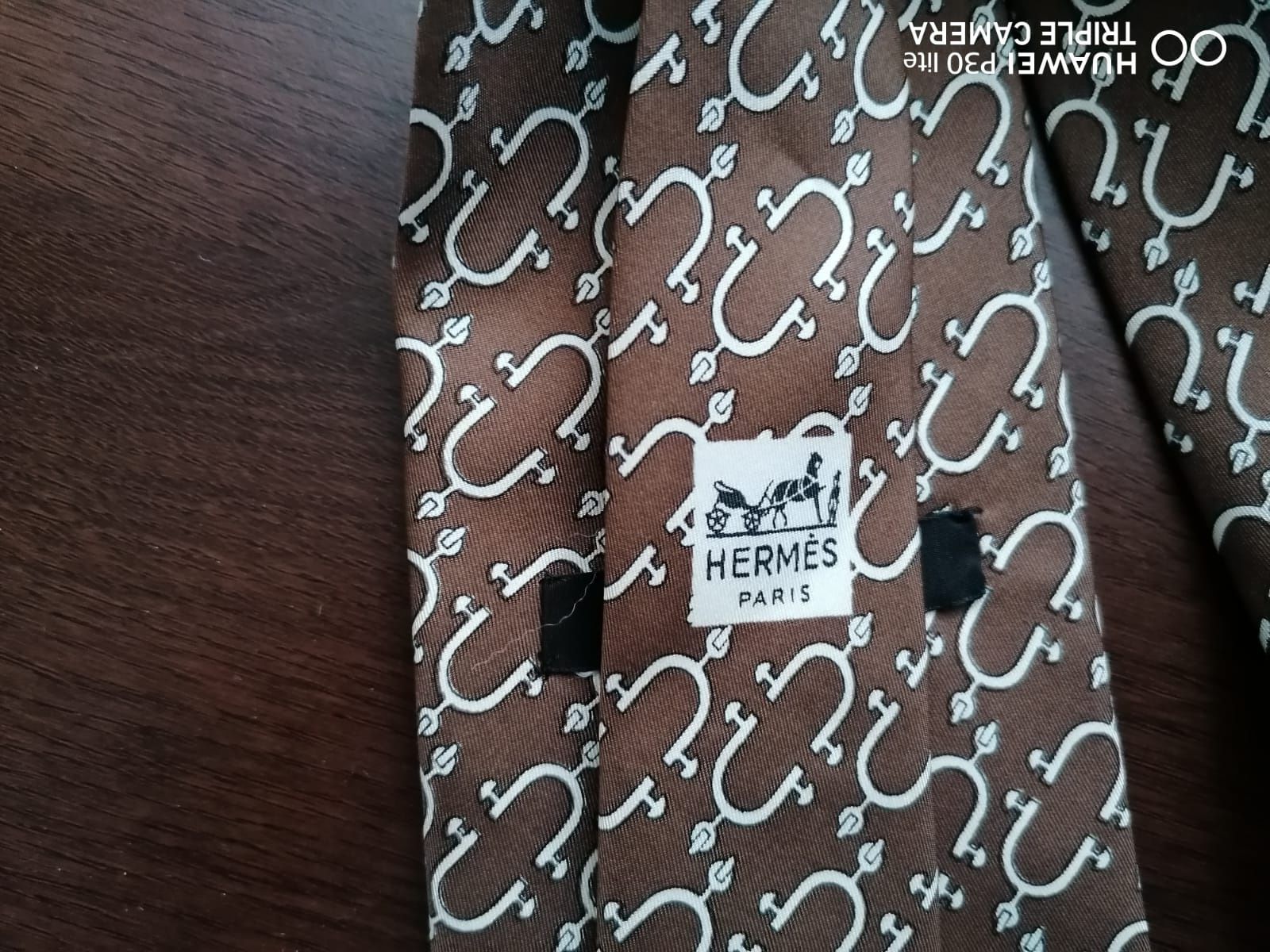Cravată Hermes mătase naturala