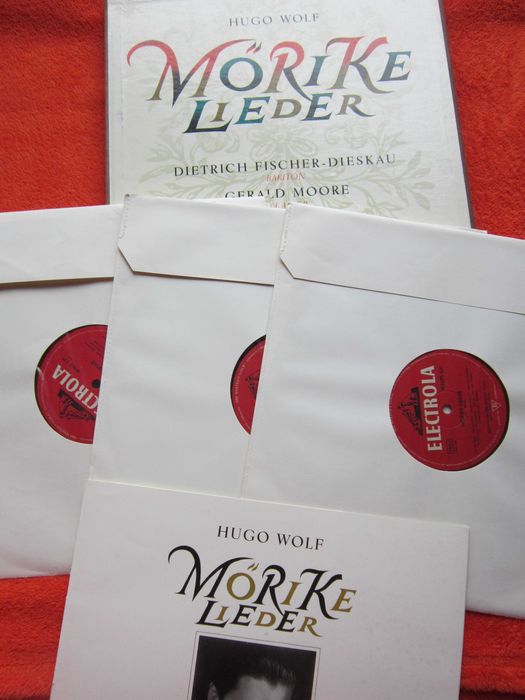 vinil rar Gerald Moore pian - Hugo Wolf - Morike Lieder