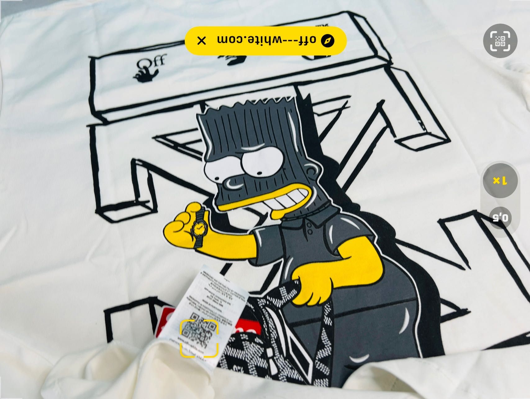 Tricou off white samsons new collection 2024