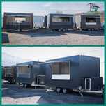 Rulote comerciale profesionale FAST FOOD,food truck, proiectare 3D