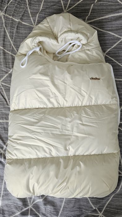 Зимний конверт кокон на выписку