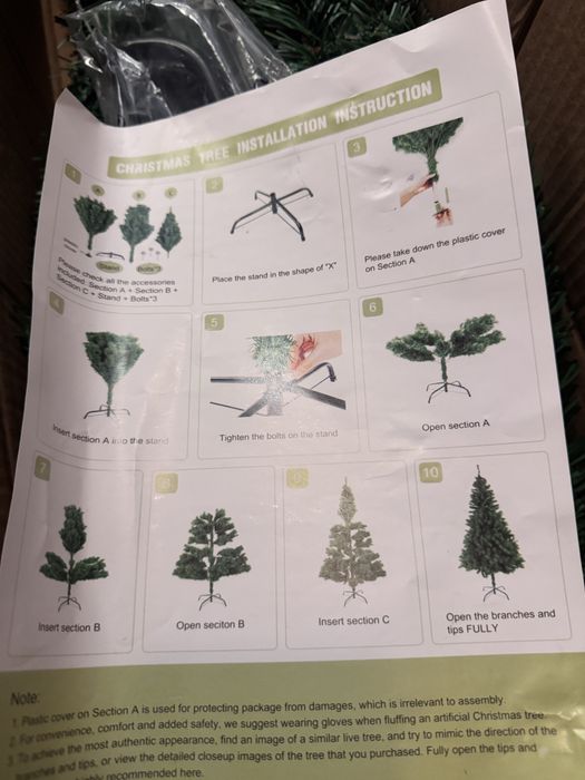 Brad de craciun artificial