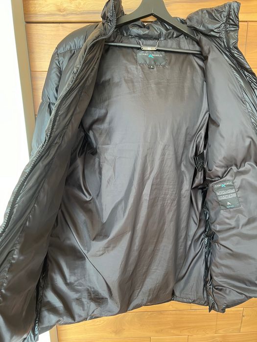 Черно пухено яке с гъши пух L’arcangelo