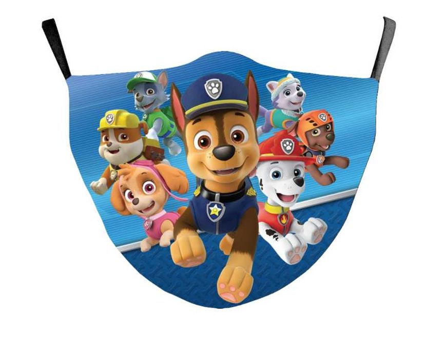Paw Patrol,Пес Патрул детска маска,Чейс,Скай,предпазна маска,маска