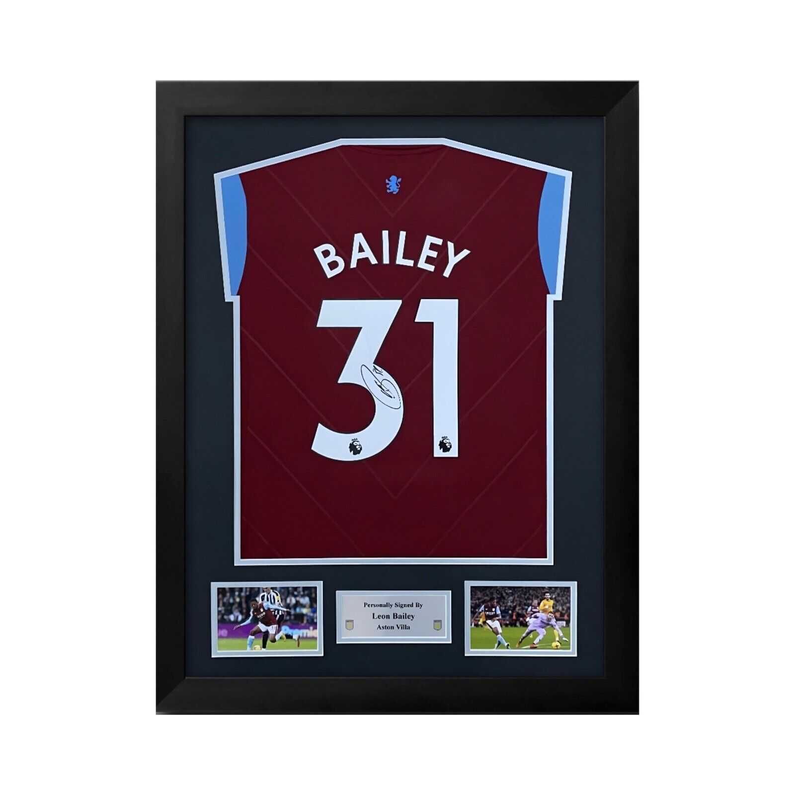 Tricou Semnat & Inramat Leon Bailey Aston Villa