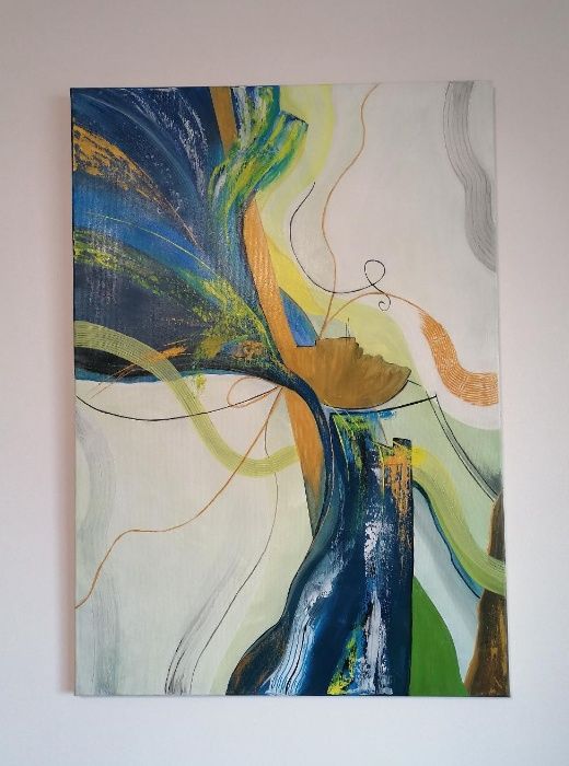 Tablou Abstract 70x100 cm - Acrilice pe panza