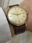 Rar! Ceas Junghans Chronometer. Mecanic, placat aur.