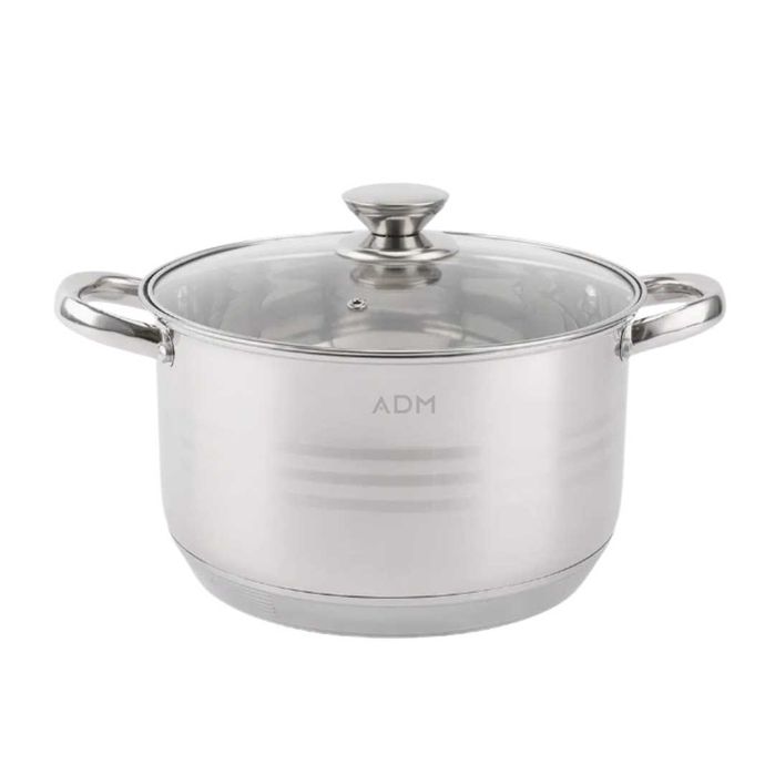 Set vase de gatit din INOX rezistent la coroziune, 12 elemente