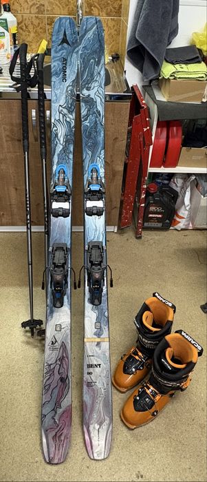Atomic Bent 90 + Salomon Shift 13 + Scarpa Maestrale 275