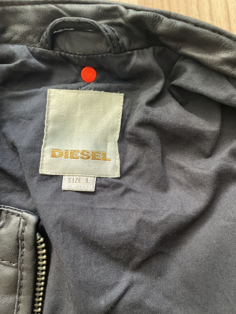 DIESEL / мъжко яке естествена кожа L