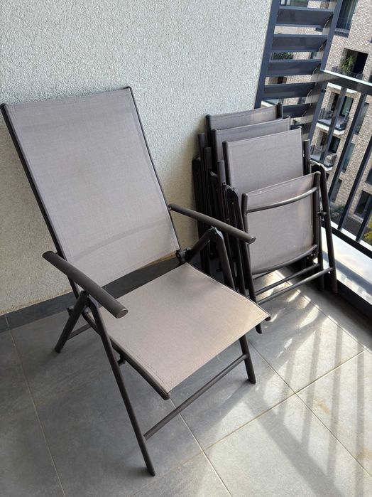 Scaun de gradina metalic, pliabil