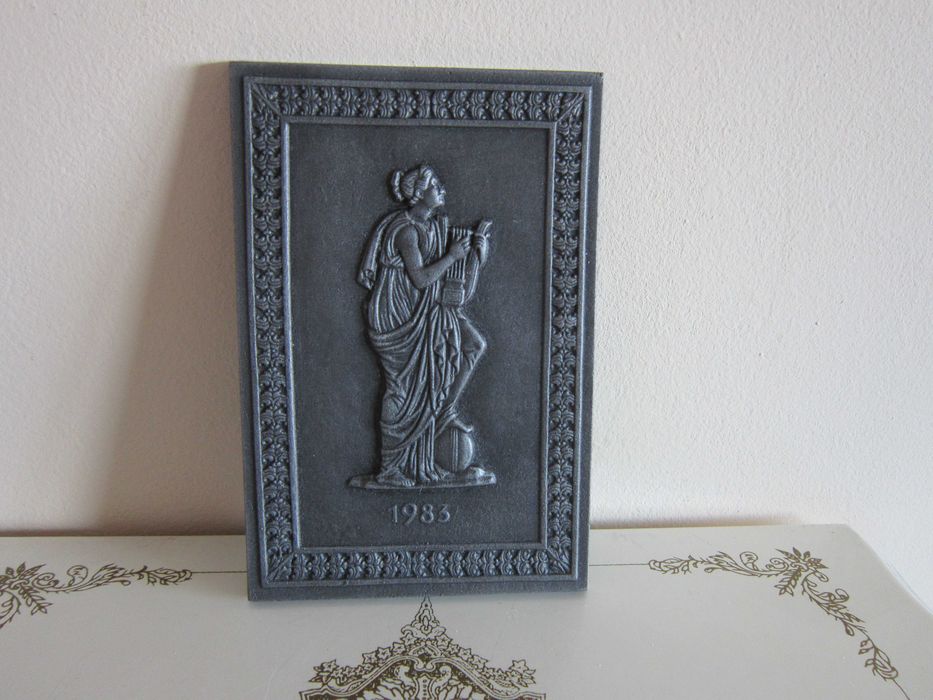 cadou rar Art Noveau fonta Buderus 1983 Germania Muza dansului,muzicii