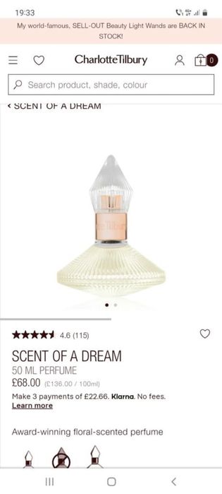 Parfum Charlotte Tilbury Original