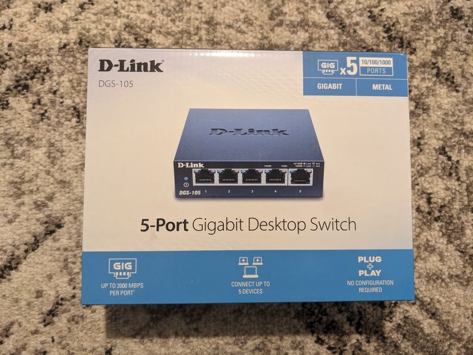 Switch d-link dgs 105 5 porturi gigabit
