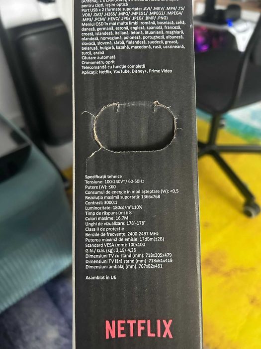 TV Smart Vortex 32" / 80 cm // CITITI DESCRIEREA