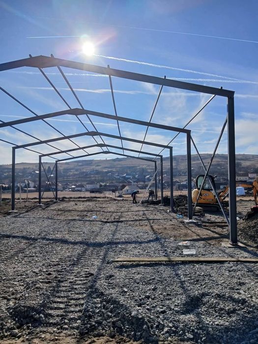 Executăm la comandă structuri metalice pentru hale depozite ateliere s