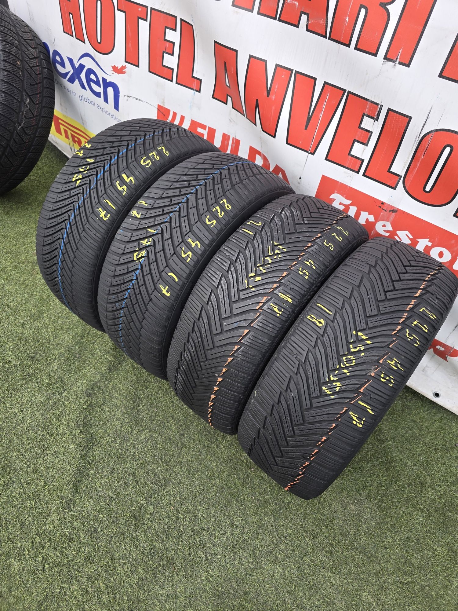 225 45.17 2x continental 2x michelin m+s