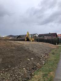 Buldoexcavator cilindru camioneta  de inchiriat Zarnesti/Brasov