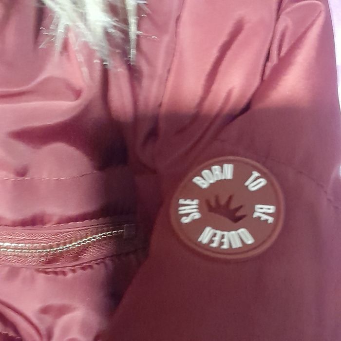 Топло бордо зимно яке 11-12 години