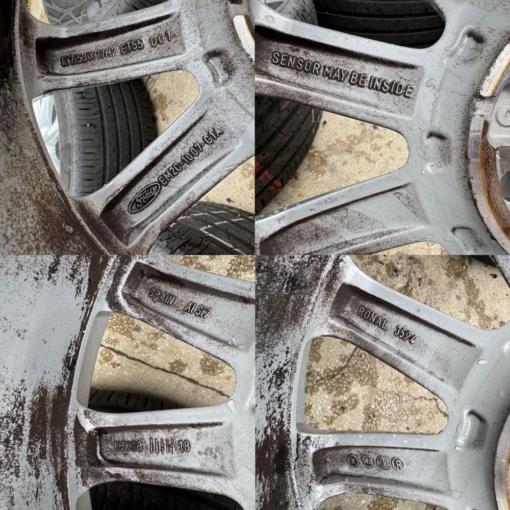 Джанти Ford 17 5x108 оригинални Форд 17 цола 5х108 с датчици