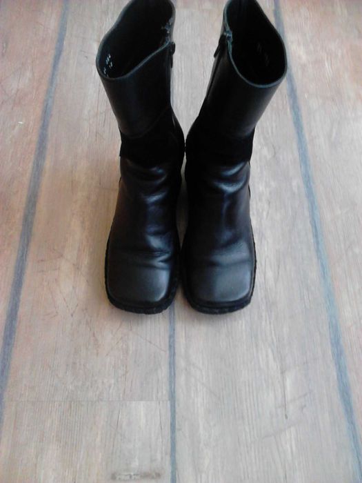 Естествена кожа ортопедични ботуши Номер 38 стелка 24.5см