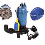 Set Pompa cu tocator apa murdara 2600W, 12000 L/H + Furtun 2 toli 50m