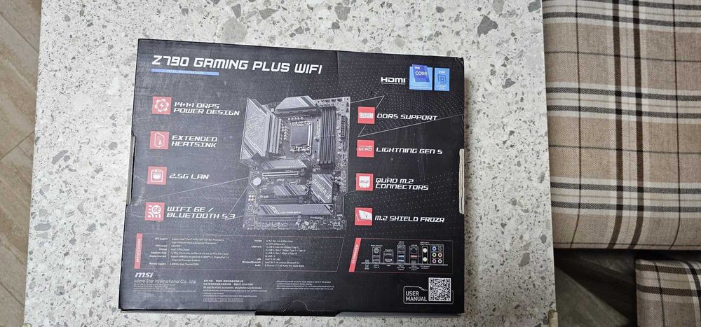 MSI Z790 Gaming Plus Wifi DDR5 LGA1700 ATX