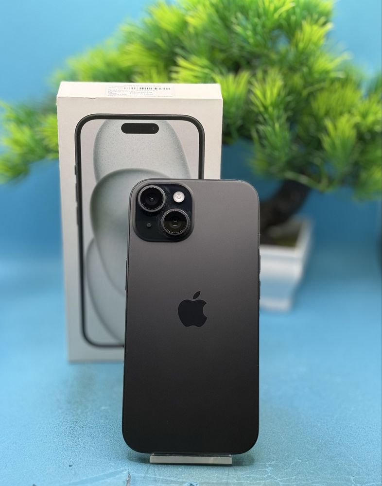 ГАРАНЦИОНЕН!!! Apple iPhone 15, 128GB, 5G, Black