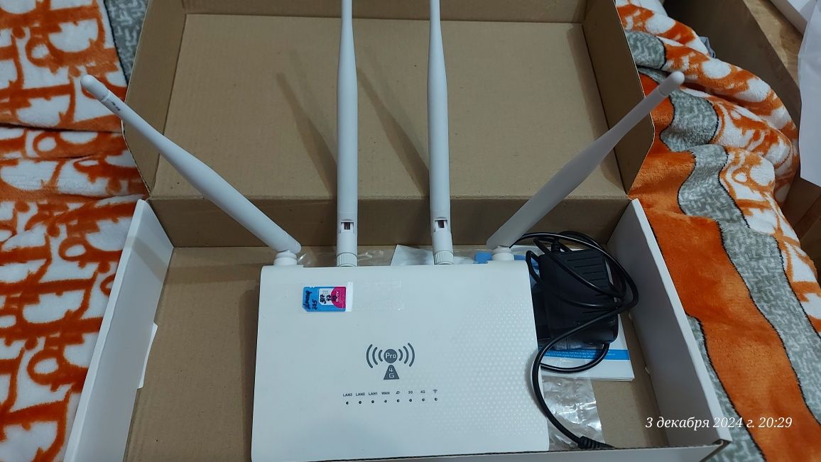 4G модем-маршрутизатор!
