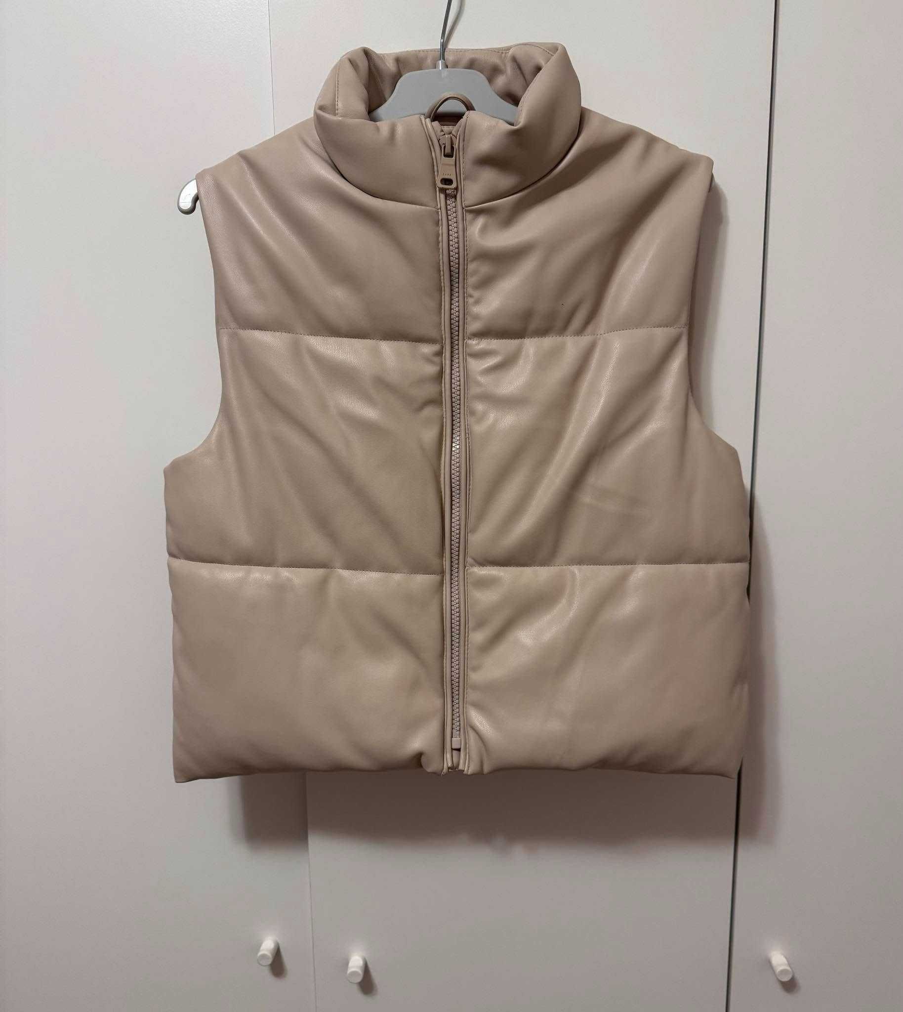 Кожен елек/грейка Zara, размер 11-12 г. (152 см) става и за XS