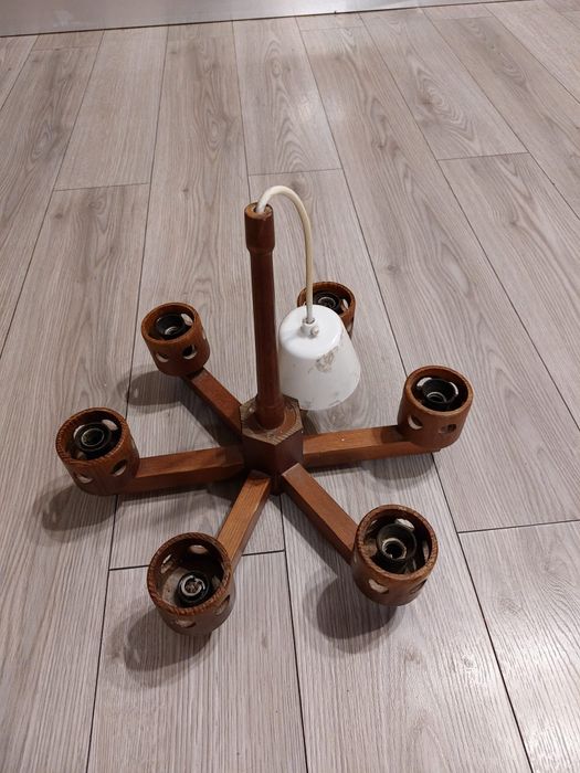 Vand Lustra Lemn 6 Brate