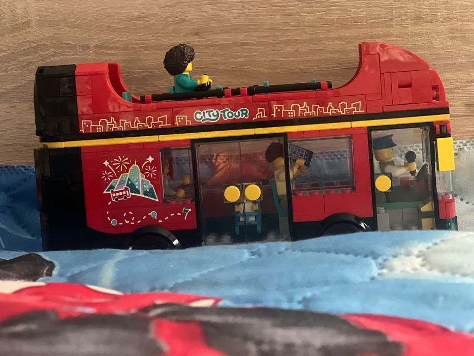 LEGO® City 60407 - Червен двуетажен автобус за обиколка