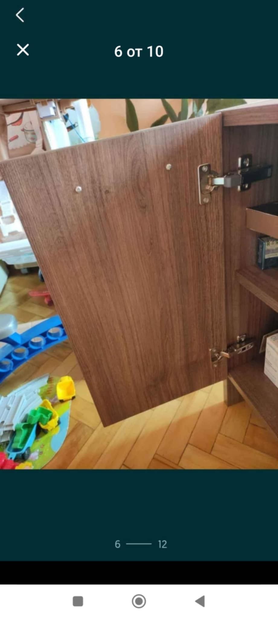 Барплот и шкаф МДФ 18мм. Дъб какао