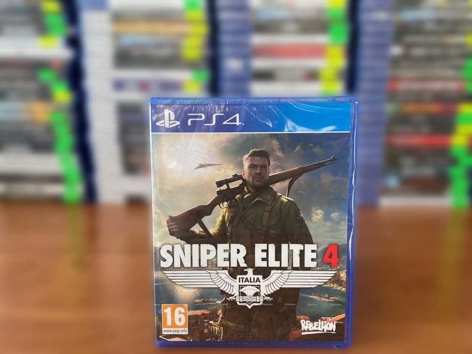 НОВЫЙ Sniper Elite 4 PS4/PS5 Элитный Снайпер Пс4 Много Игр